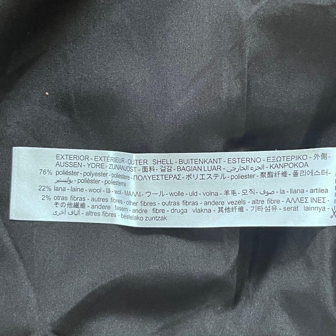 試着のみ ZARA チェスターコート Ｌサイズ チェック オーバーサイズ ロング