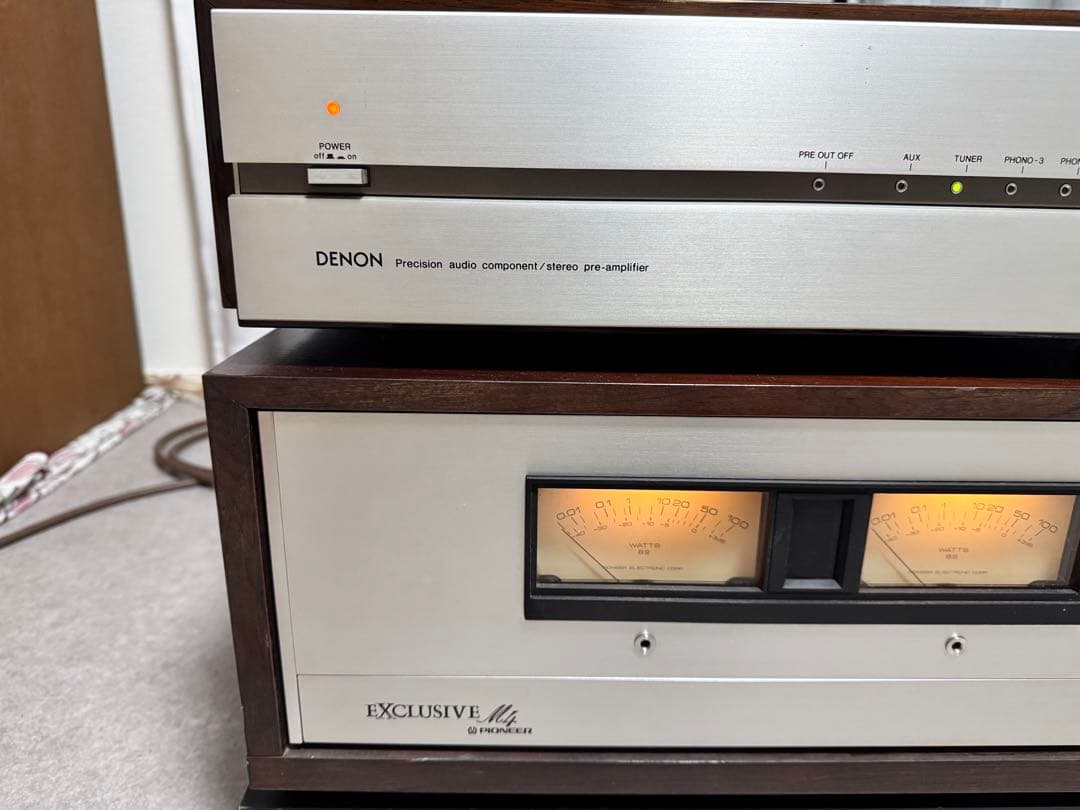 アンプ PIONEER EXCLUSIVE M4&DENON PMA-2000