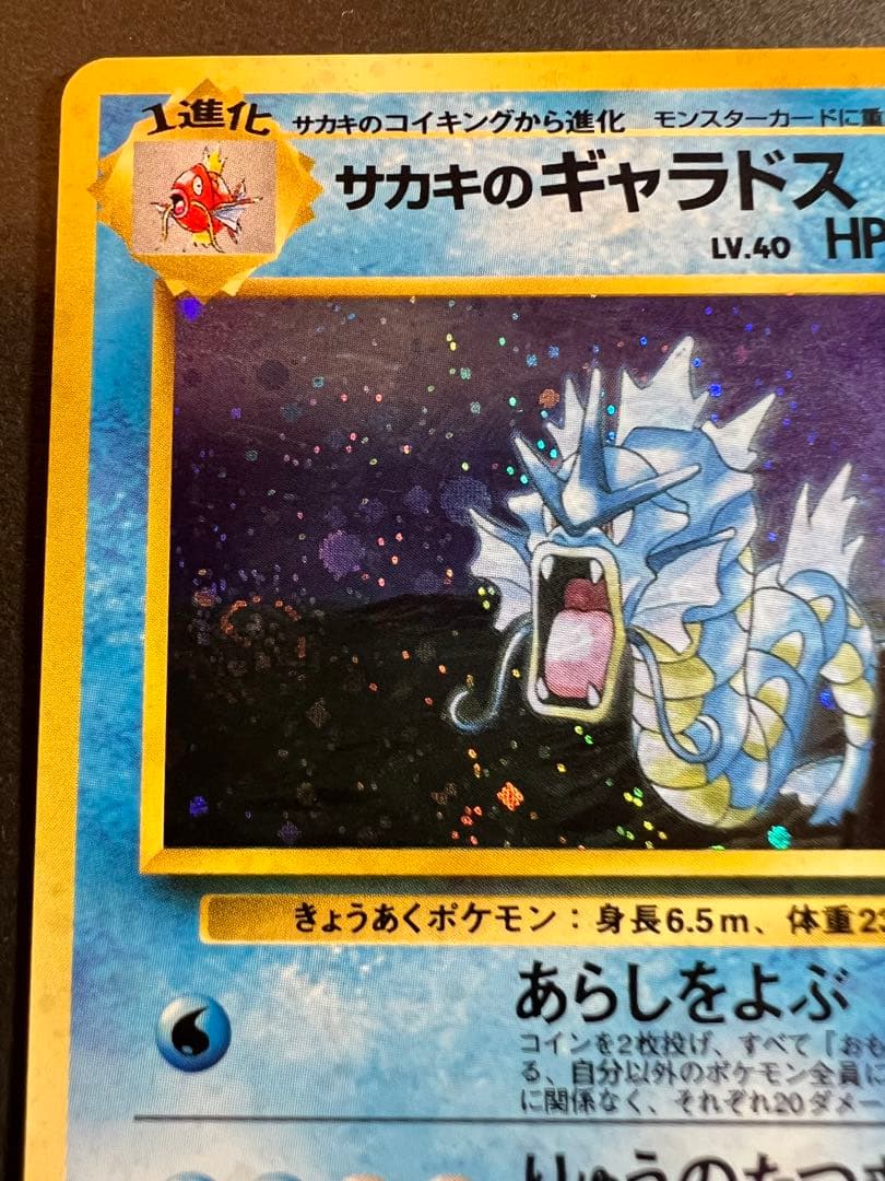 【美品❗️】サカキのギャラドス　キラ　渦巻きホロ