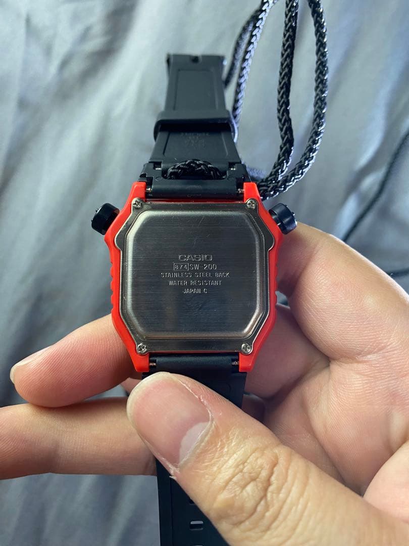 Casio SW-200-4AVリストネッククレアNOS NIB