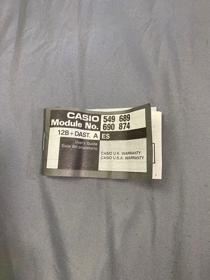 Casio SW-200-4AVリストネッククレアNOS NIB