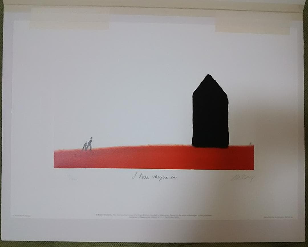 マッケンジーソープ　版画　I hope they're in