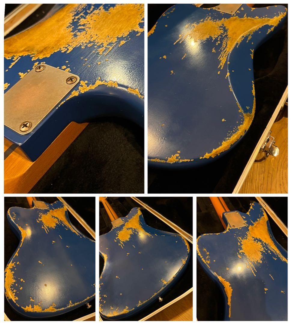 ハードレリックジャズマスタータイプ/アルニコPU×オイルコンデンサーインクブルー