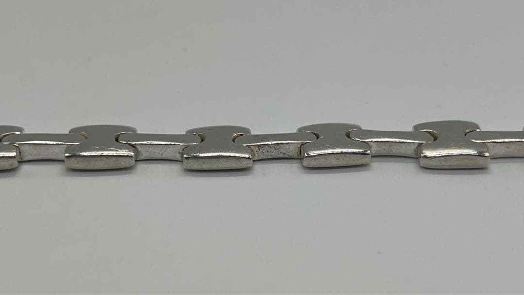 グッチ GUCCI Hリンク プレート ブレスレット SV925