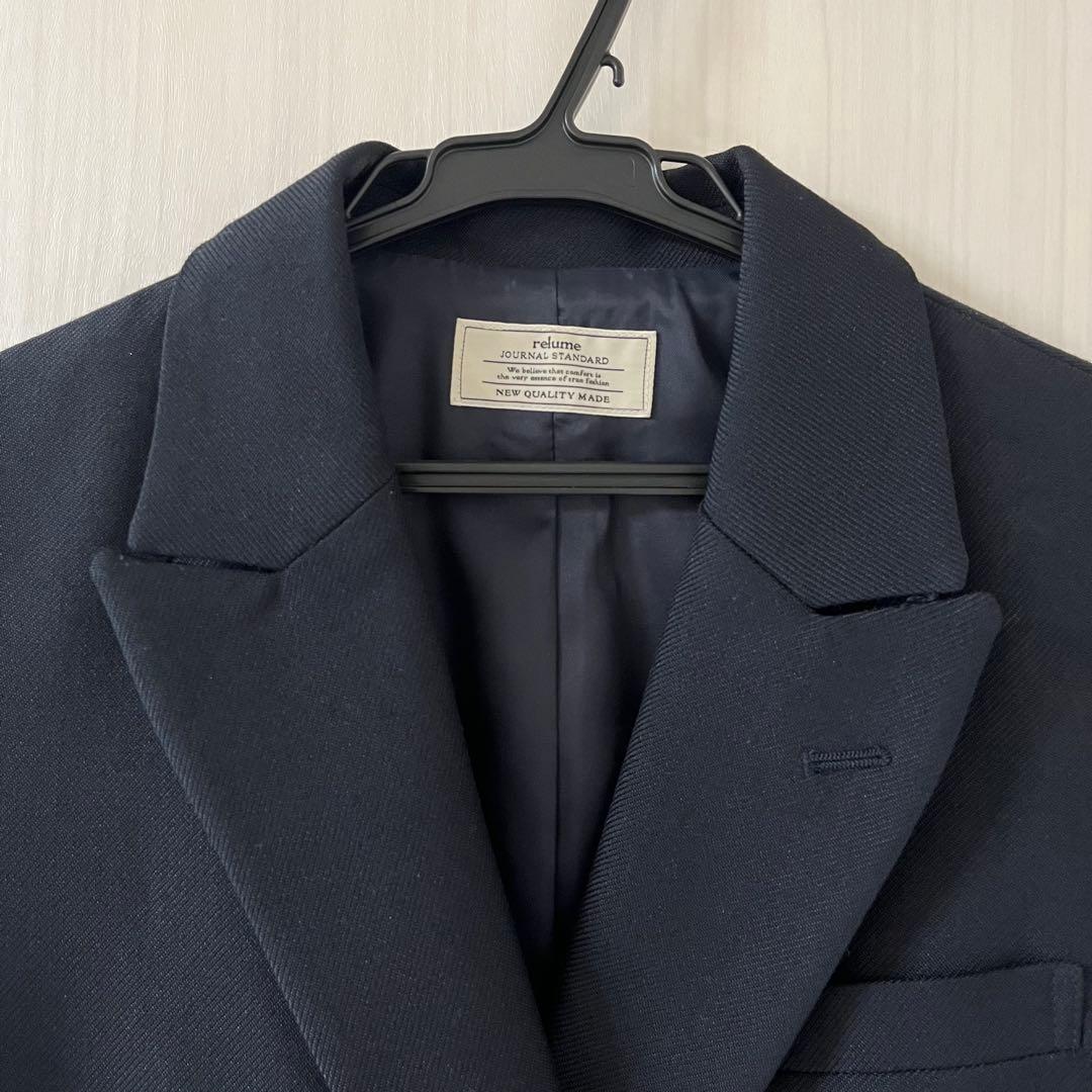 【JOURNAL STANDARD relume】ネイビーブレザー紺ブレ金ボタン