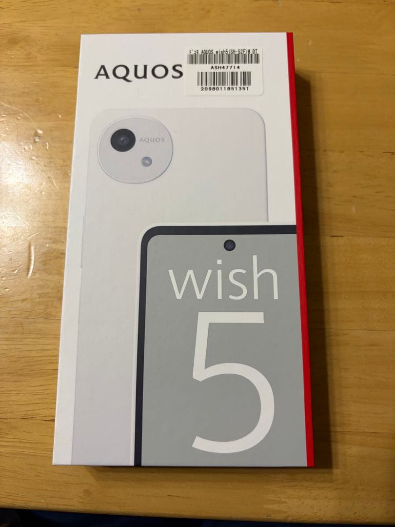 新品未使用　SHARP AQUOS wish5