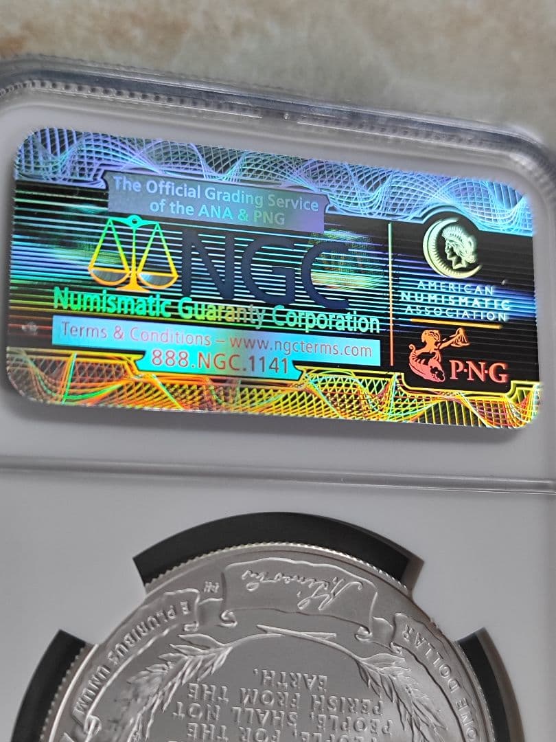 ★最高鑑定 2009年 アメリカ リンカーン 1ドル 銀貨 NGC MS70