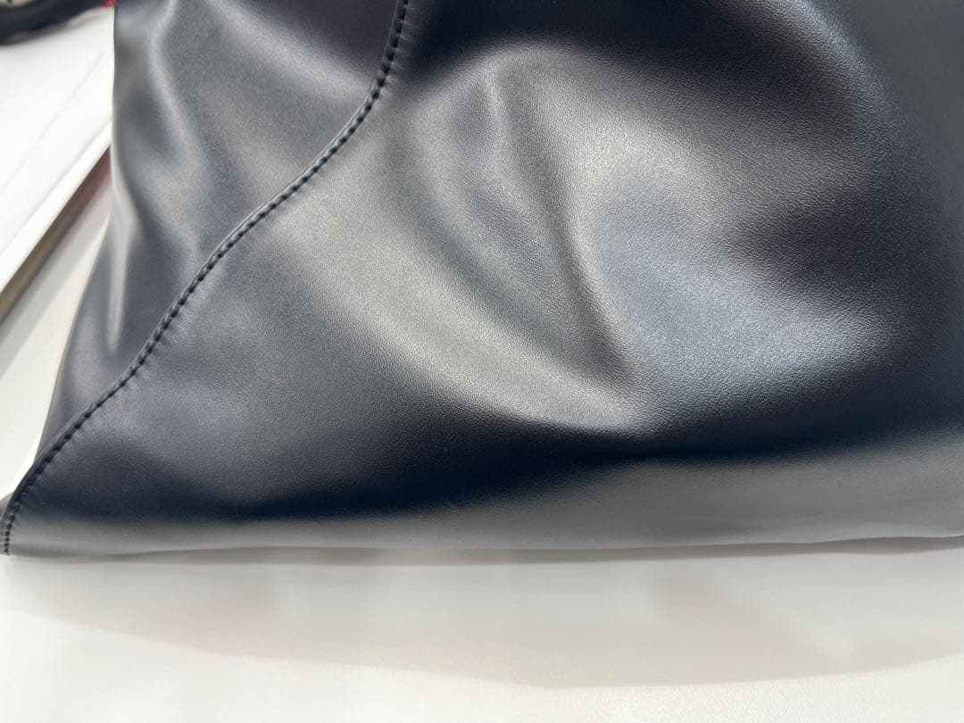 mm6 レザートートバッグ