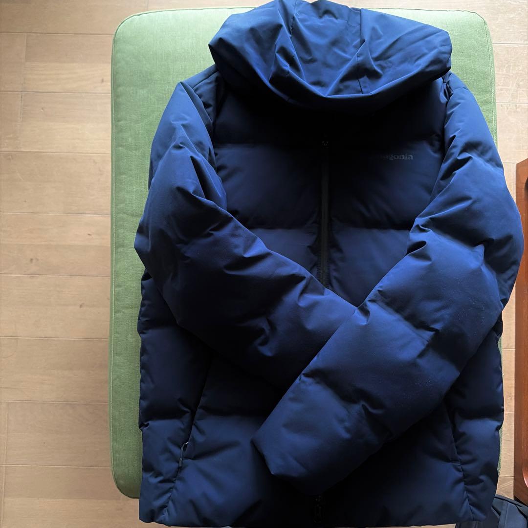 patagonia ダウン　M ネイビージャクソン・グレイシャー・ジャケット
