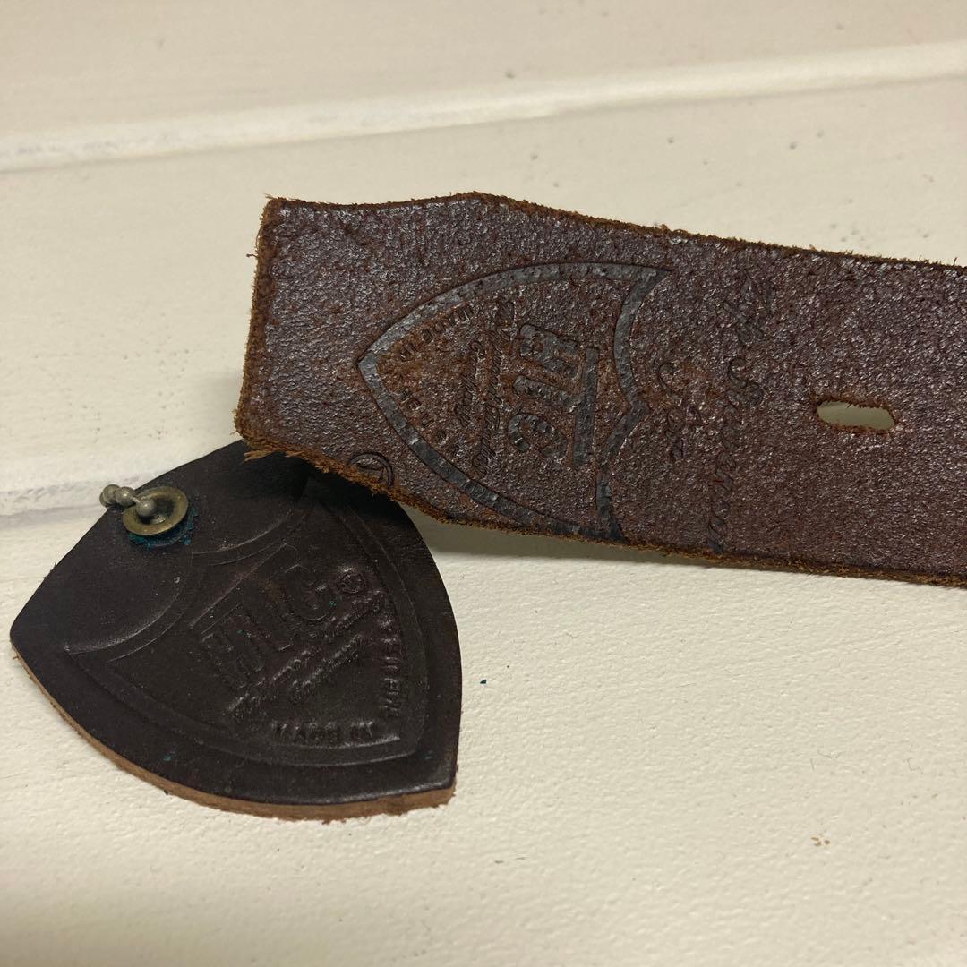 ミ*コ様 1度着用のみ　HTC スタッズベルト　ブラウン　シェル　34