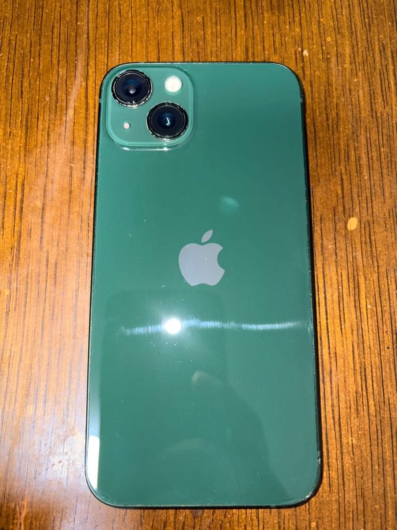 [美品]箱付きApple iPhone 13 ミッドナイトグリーン 本体