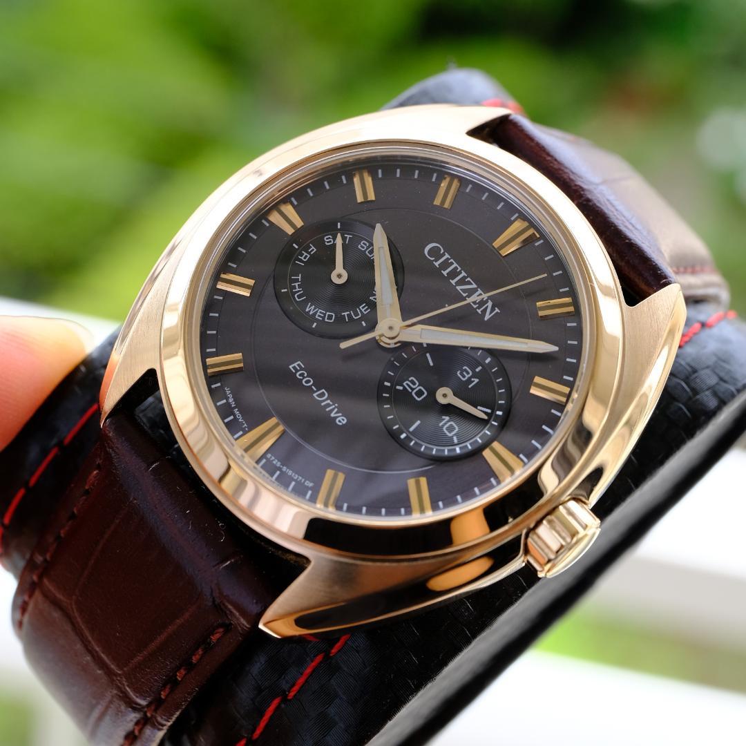 CITIZEN BU4013-07H eco drive Gold 美品