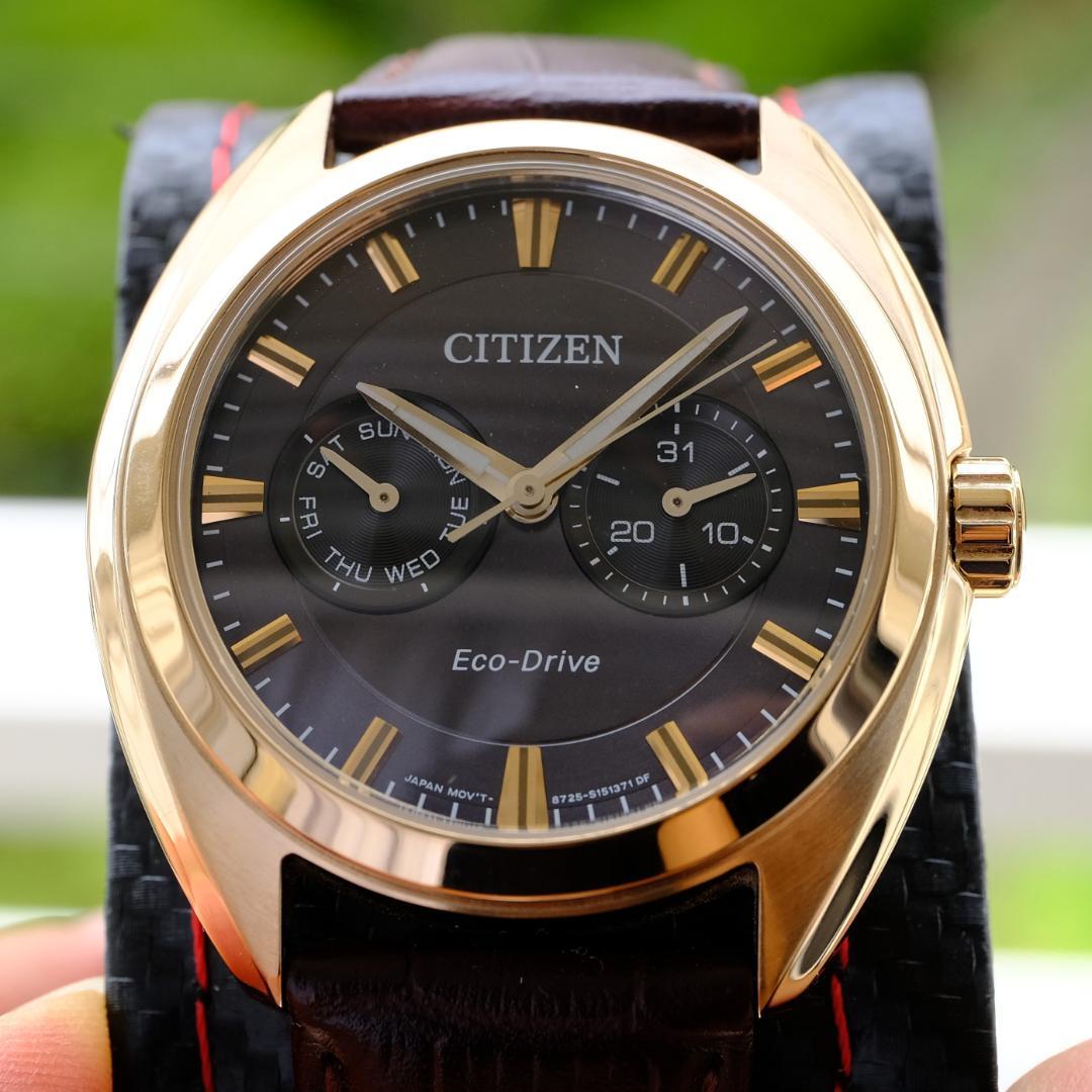 CITIZEN BU4013-07H eco drive Gold 美品