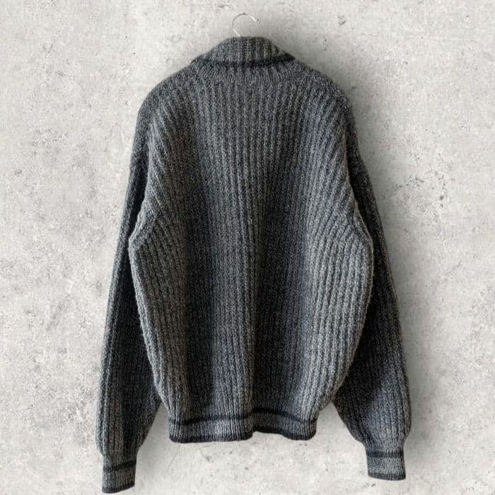 70s アイルランド製 ブルックスブラザーズ ニット セーター XL 黒タグ