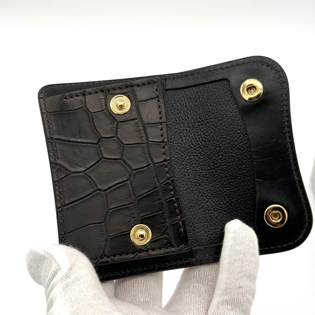 WILDSWANS ワイルドスワンズ タング クロコダイル ブラック