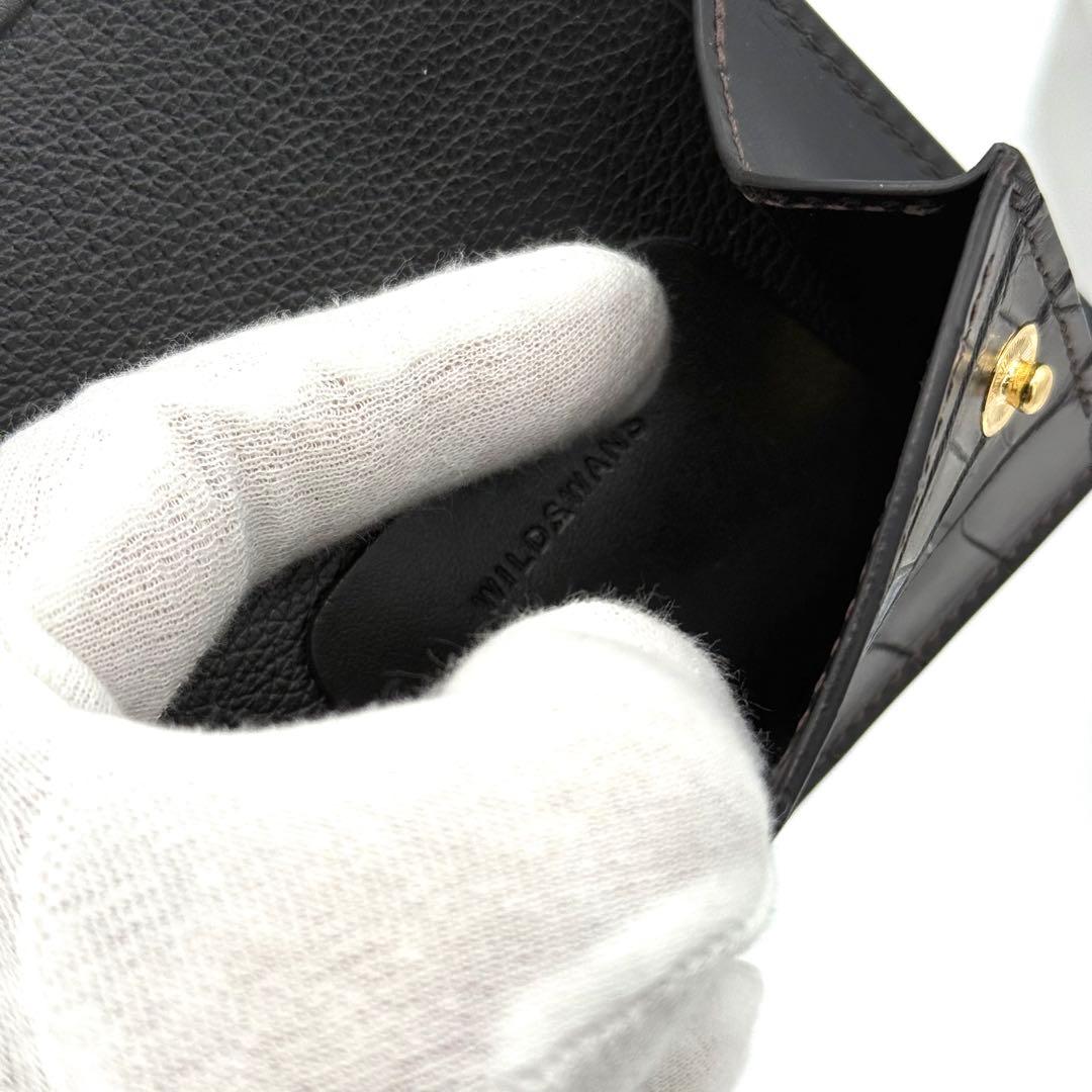 WILDSWANS ワイルドスワンズ タング クロコダイル ブラック