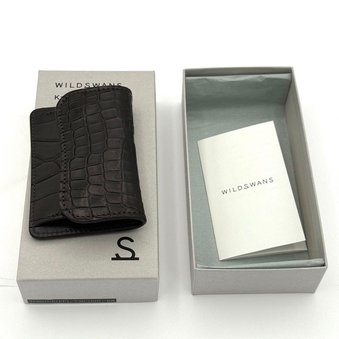 WILDSWANS ワイルドスワンズ タング クロコダイル ブラック