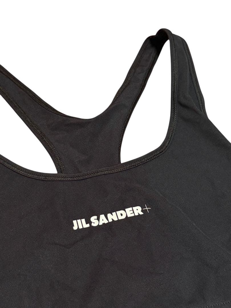 新品 Jil Sander+プリントロゴ入りスポーツブラトップ
