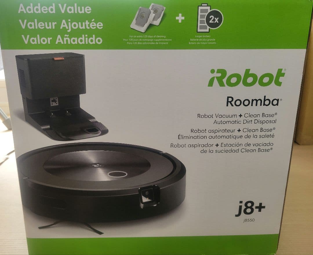掃除機・クリーナー iRobot Roomba j8+