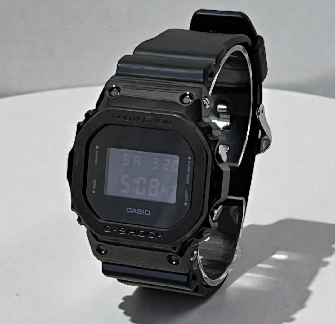 人気✨カシオ G-SHOCK メンズ 腕時計GM-5600B ブラック メタル
