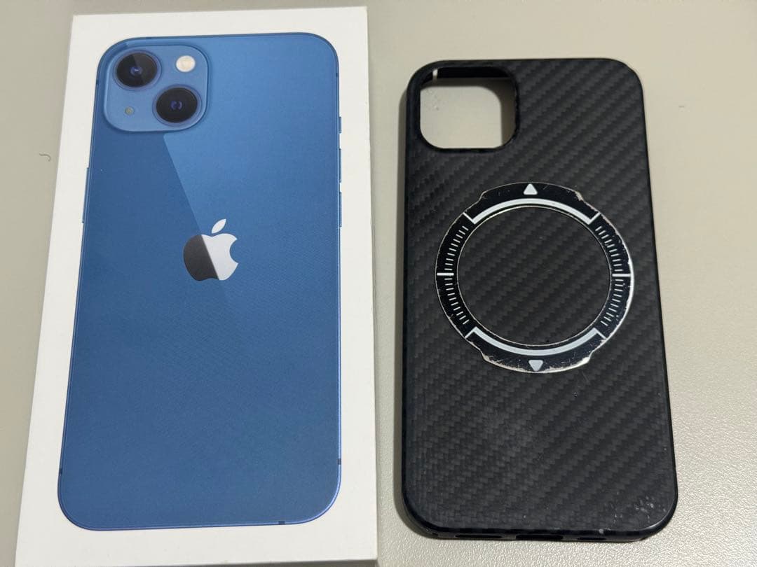 iphone13ブルー512GB SIMフリー バッテリー90%