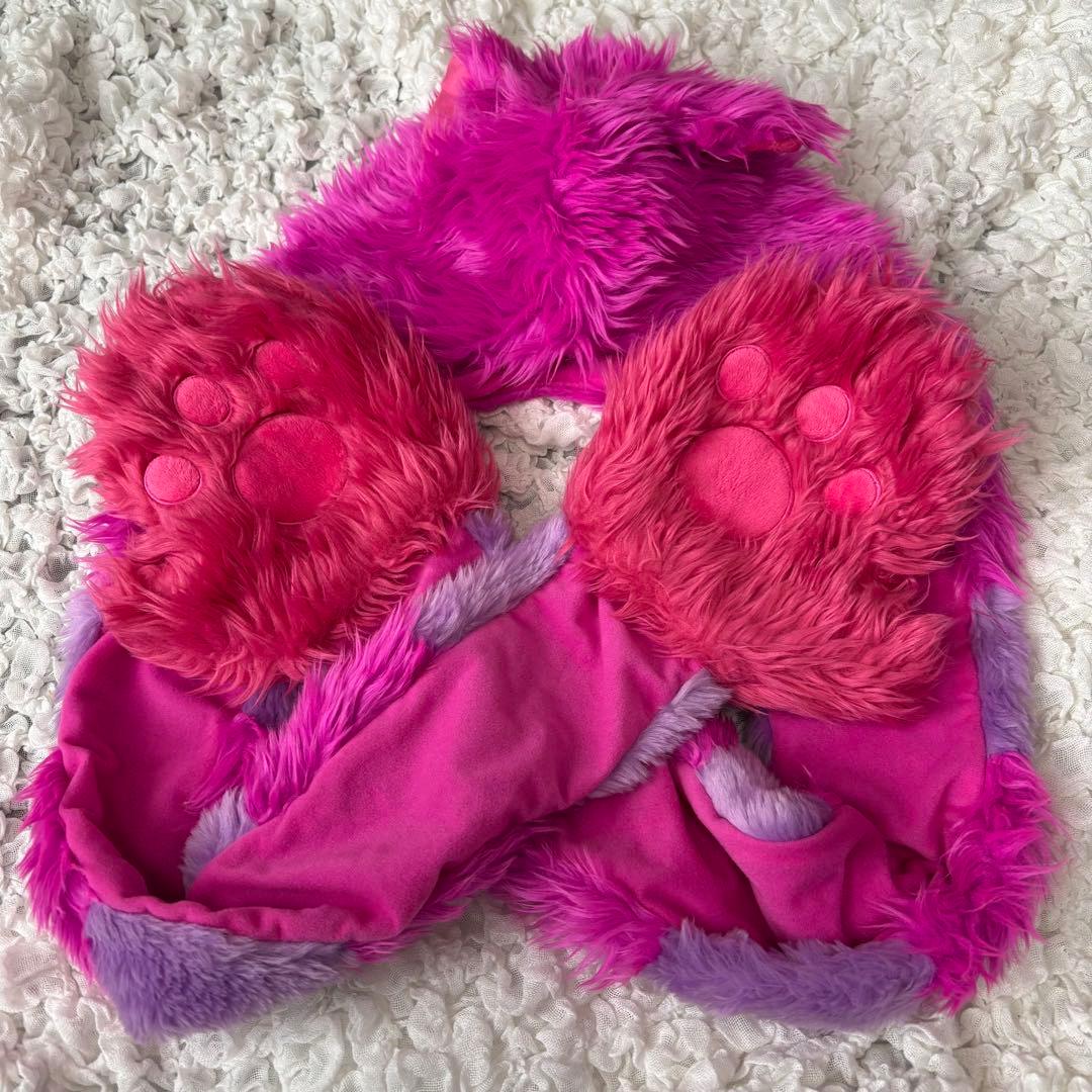 ディズニー チェシャ猫 マフラーキャップ マフラーファンキャップ