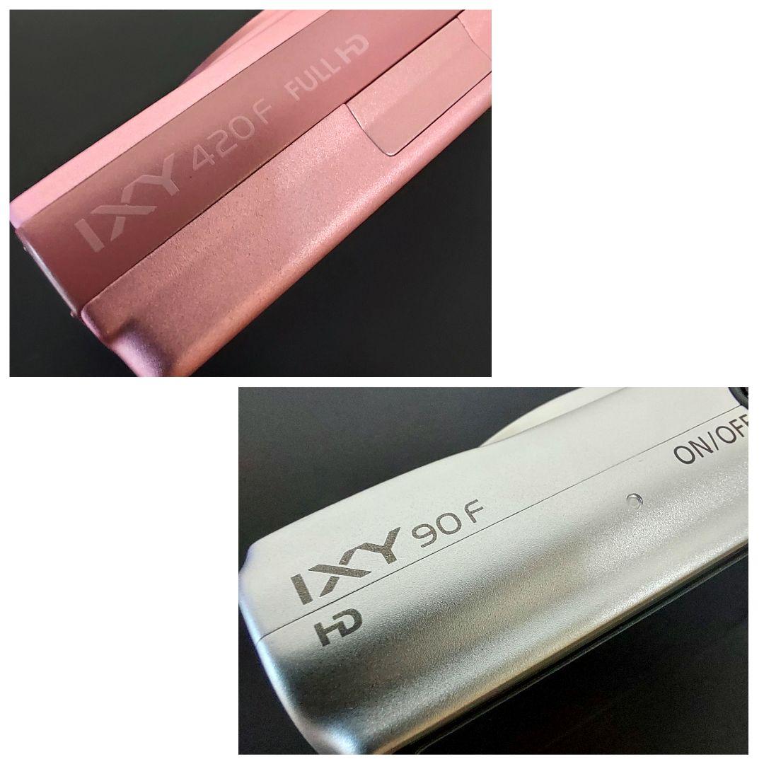 【美品】◆Canon◆ IXY420F(ピンク)・IXY F90(シルバー)