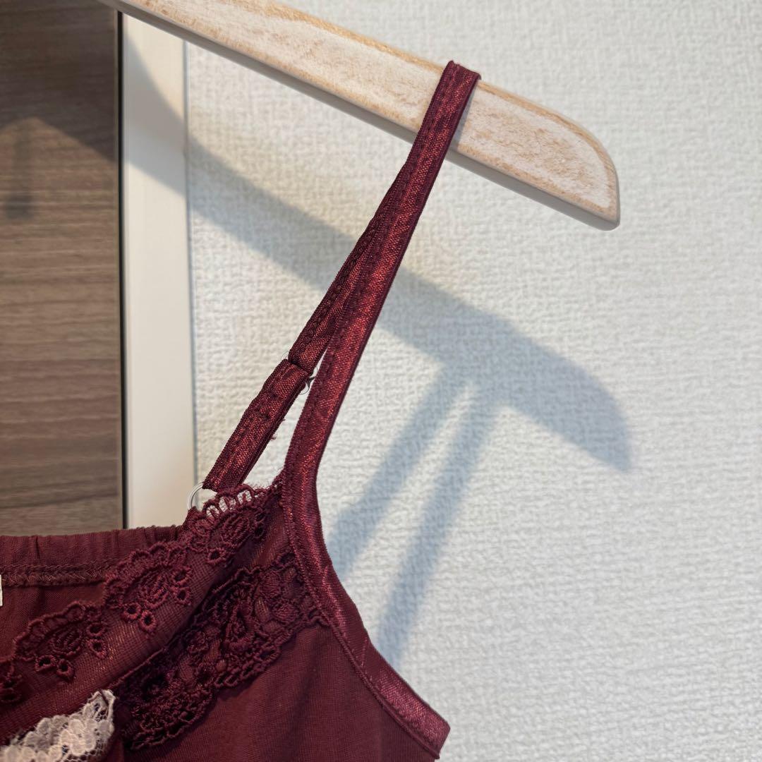 【希少】00s 美品 axes femme ビッグ リボン キャミソール 赤 M