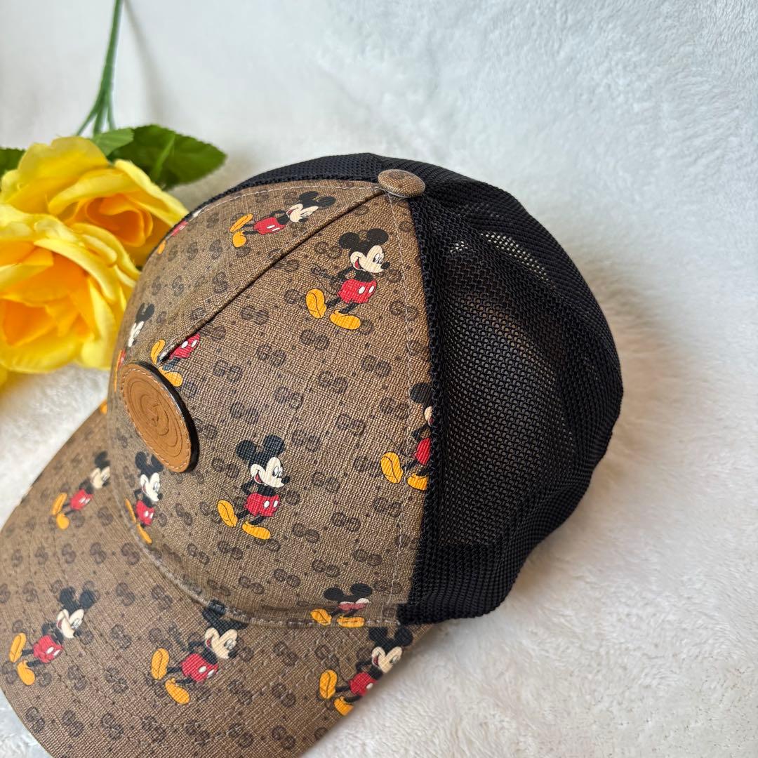 【希少✨】GUCCI グッチ　ミッキーコラボ キャップ　帽子　キャップ　限定品
