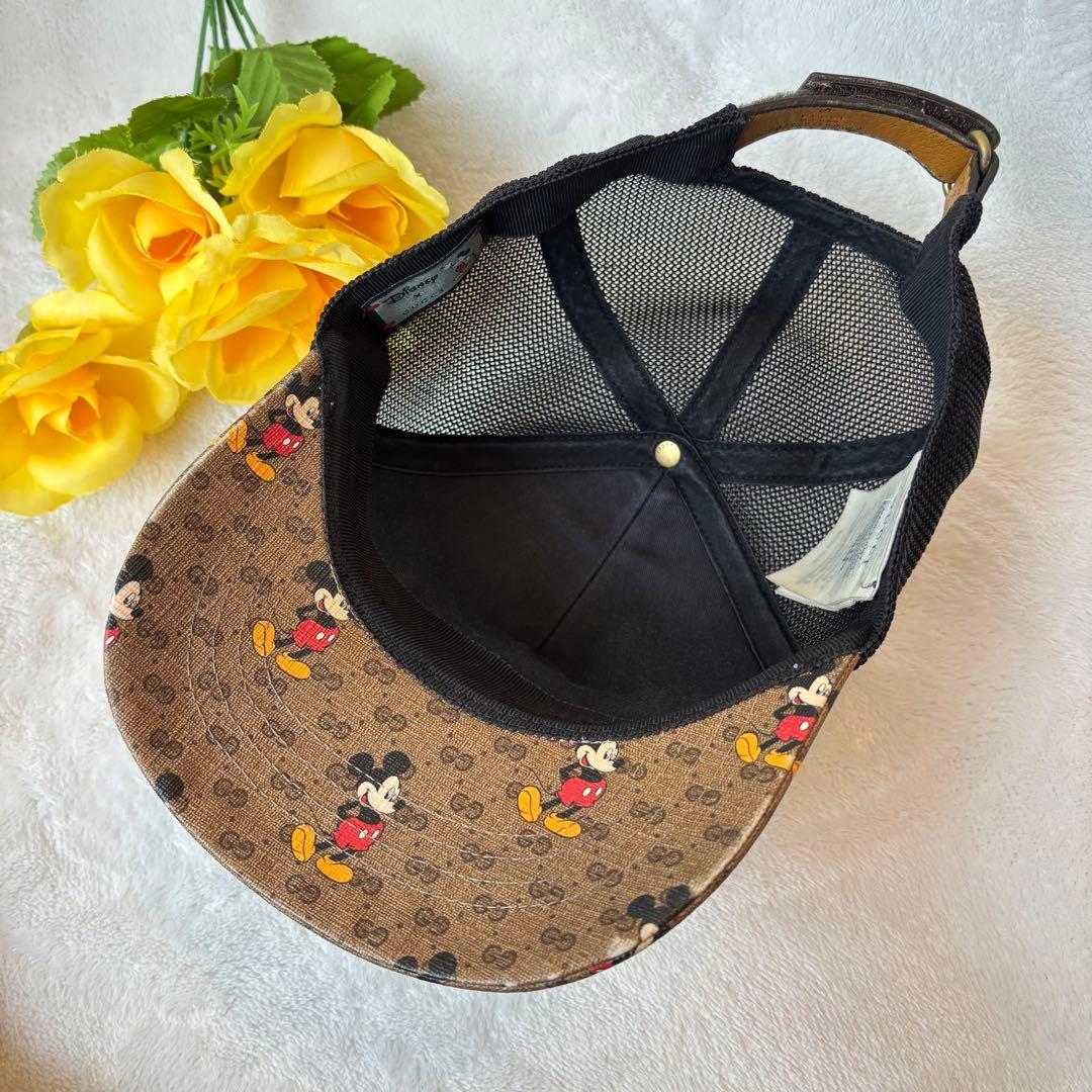 【希少✨】GUCCI グッチ　ミッキーコラボ キャップ　帽子　キャップ　限定品
