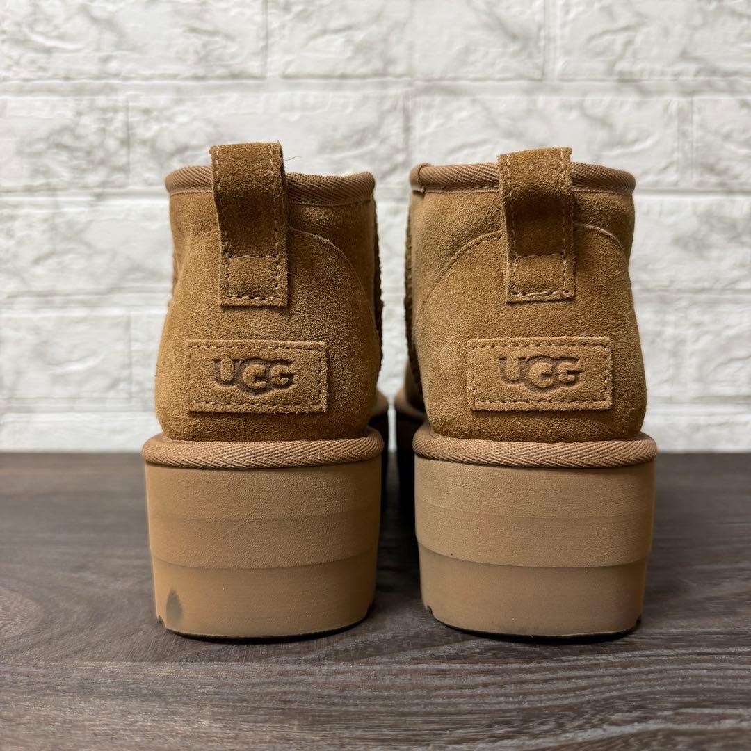 UGG クラシックウルトラミニ プラットフォーム 25cm チェスナット