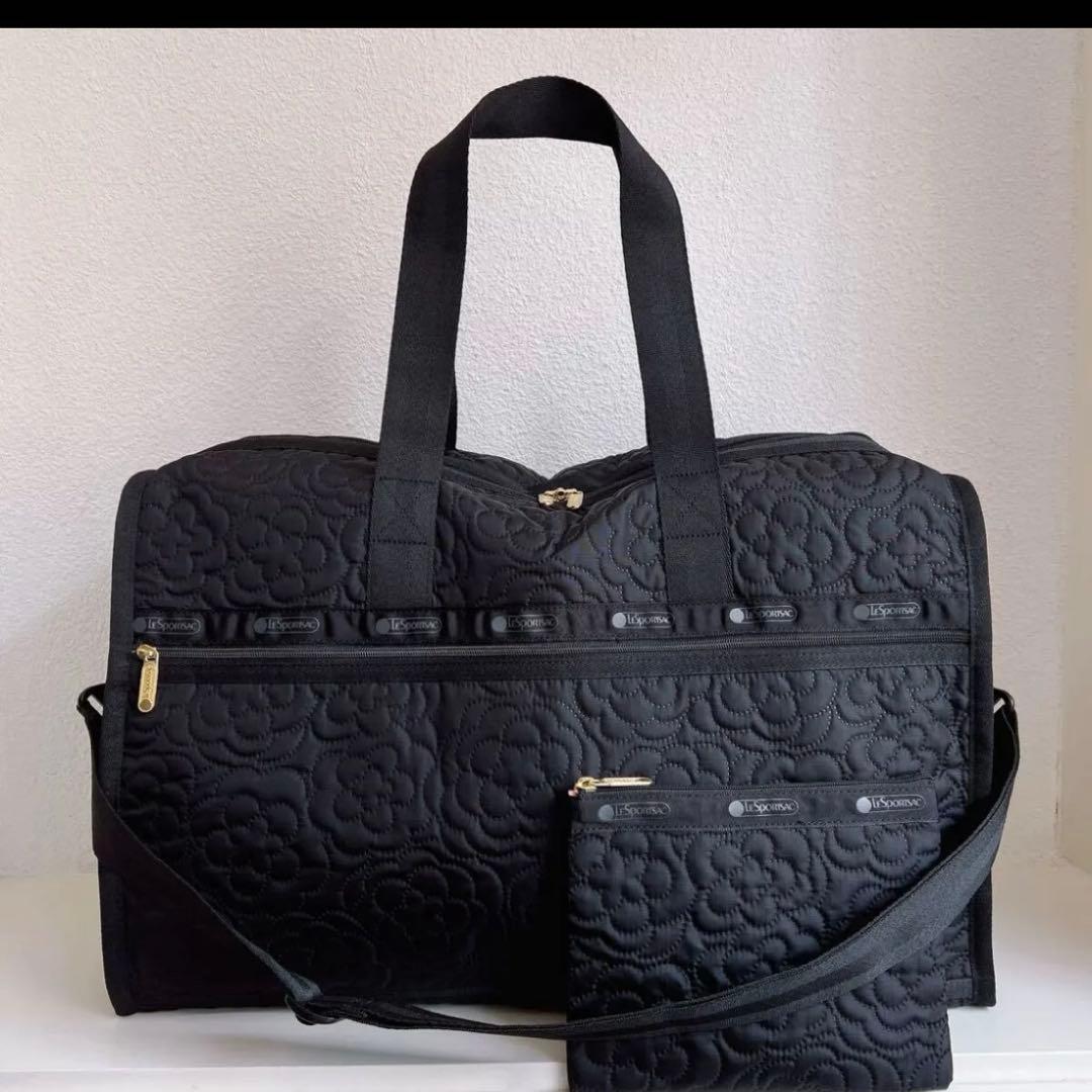 レスポートサック パフィーブロッサムズ ボストンバッグポーチ付き