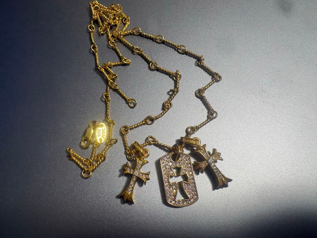 ベビーファット クロス ネックレス