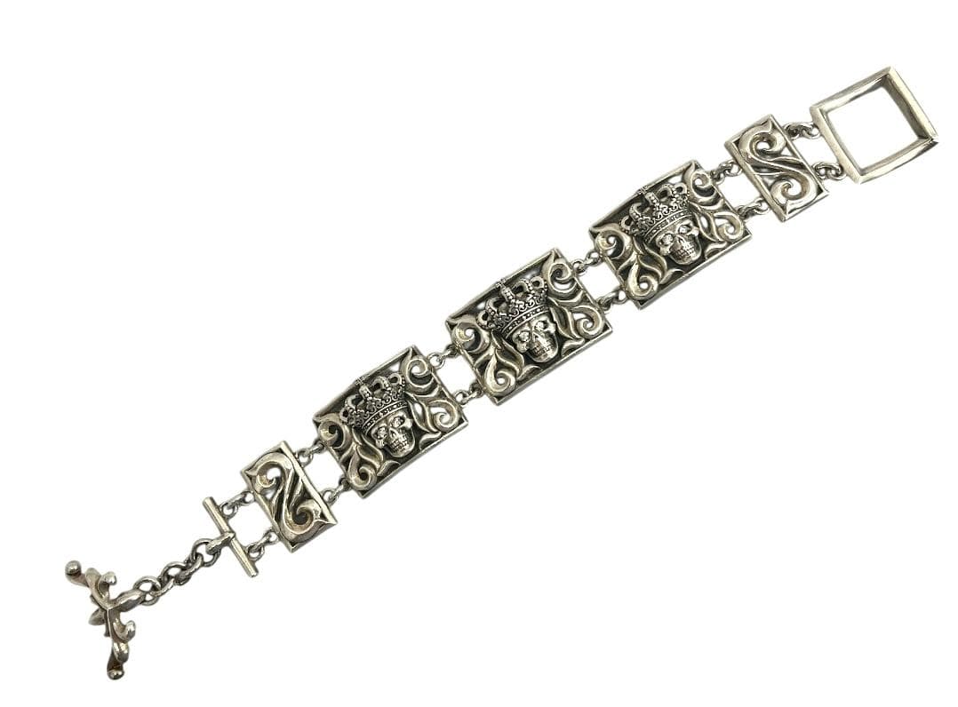 Justin Davis ジャスティンデイビス スカル ブレスレットSBJ500