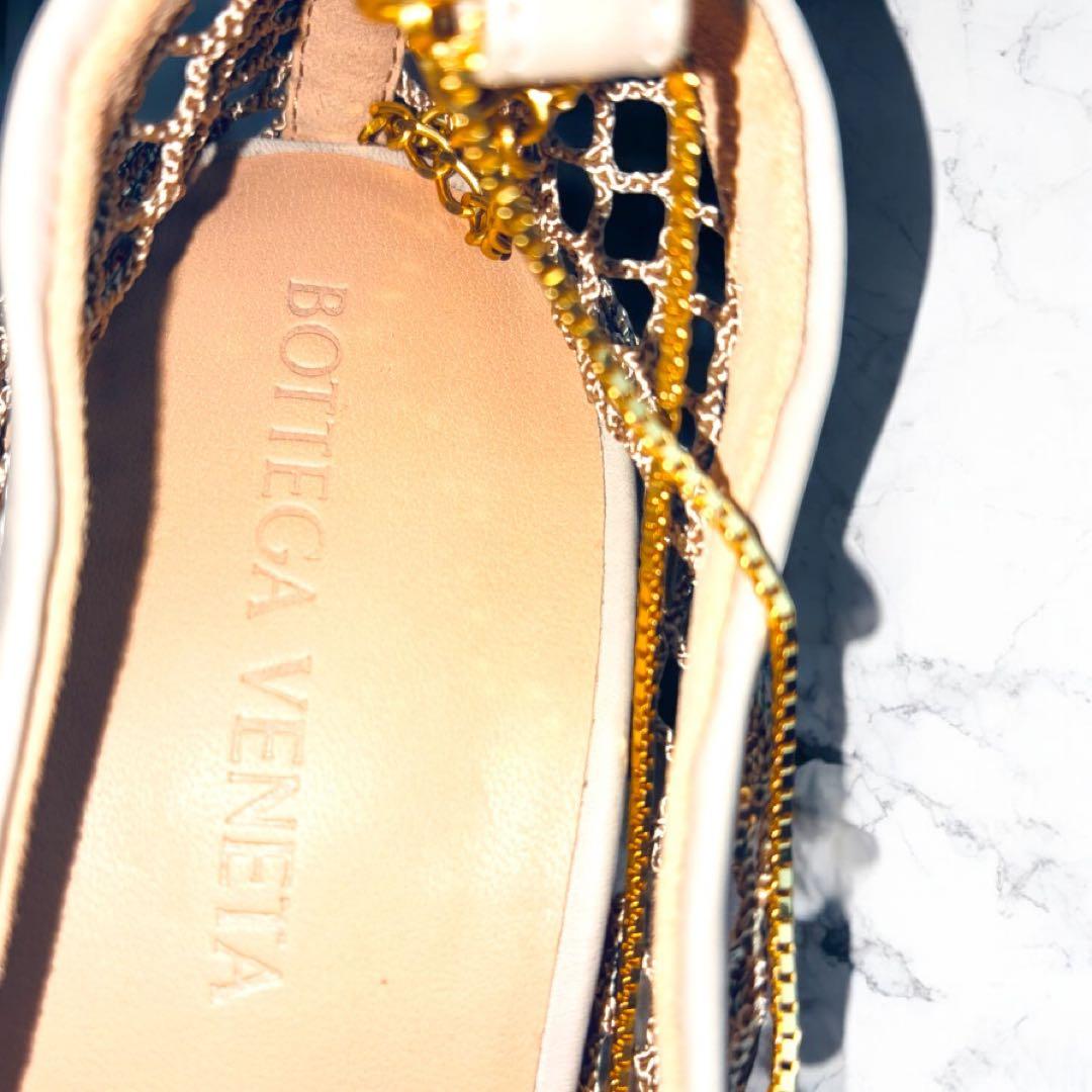 極美品 BottegaVeneta ボッテガヴェネタ メッシュパンプス 36.5