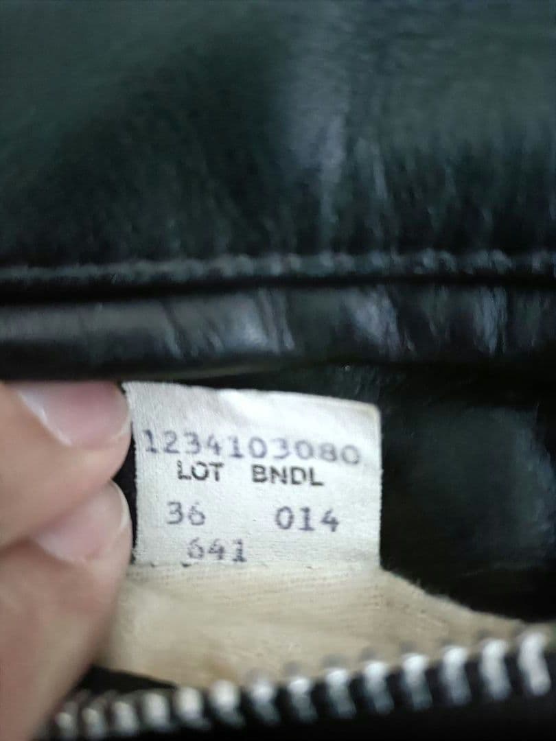 ショット Schott シングルライダース 641 サイズ36　ブラック