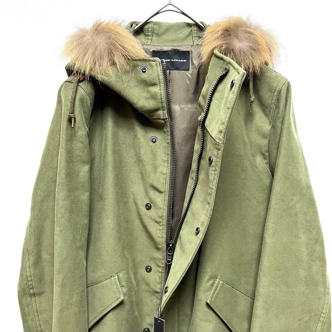 LOUNGE LIZARD 高密度モールスキンモッズコート size：1