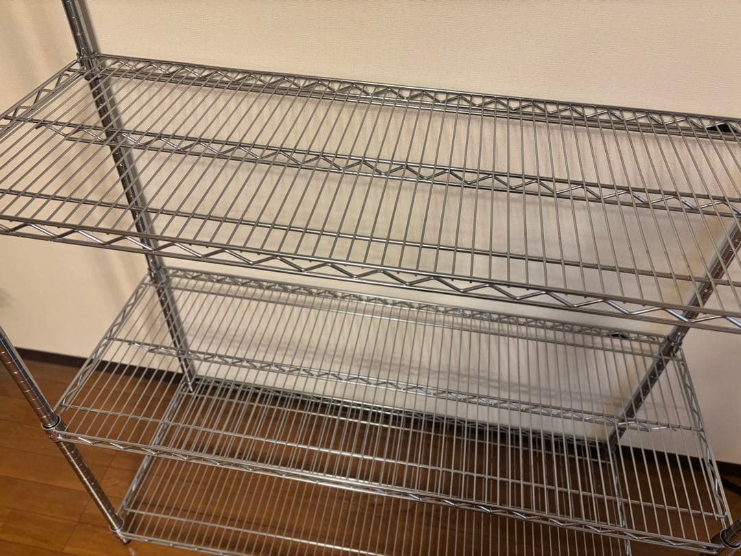 ルミナス メタルラック4段 幅120×奥行46×高150