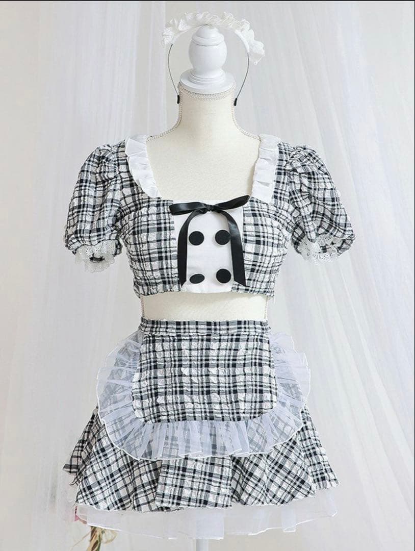 vanityME. 【4点セット】メイド服 ブラック