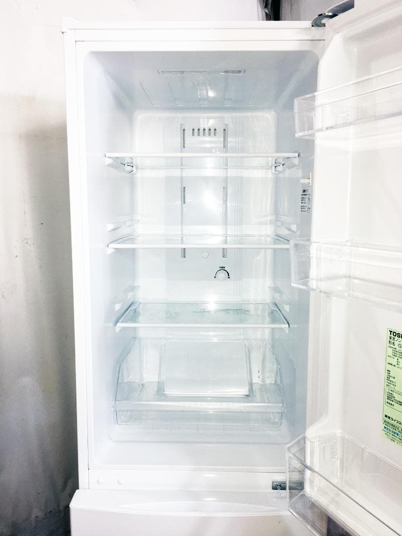 ト★美品中古★東芝 170L 冷蔵庫 【GR-R17BS-W】EOFU