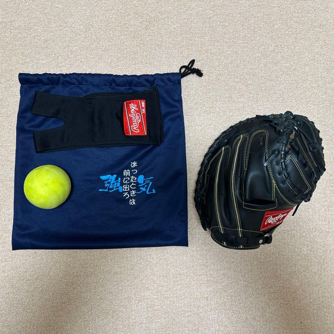 軟式 キャッチャーミット　ローリングス