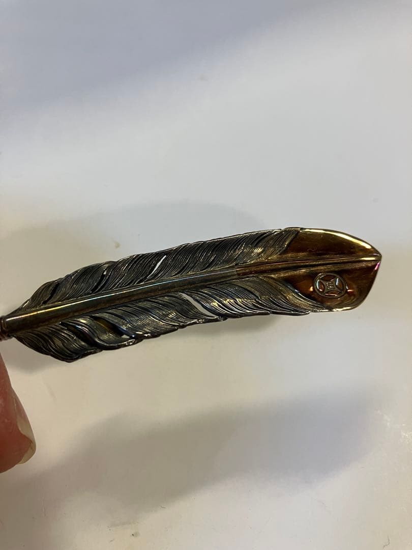 ホリゾンブルー　7cm先金金縄フェザー　ビズビーターコイズ