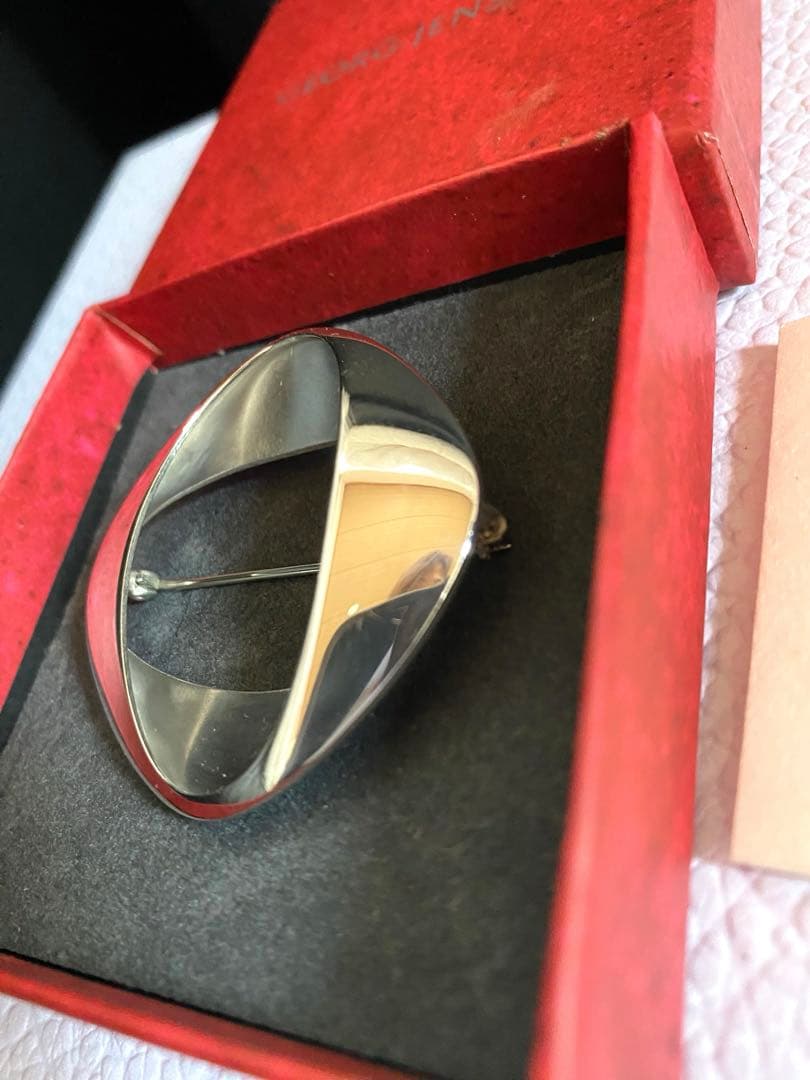 極美品  ピンブローチ Henning Koppel 箱有