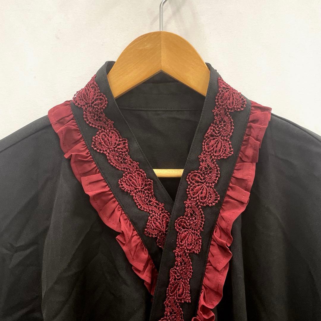 ■ axes femme Chalmiere 和風ブラウス フリル レース羽織り