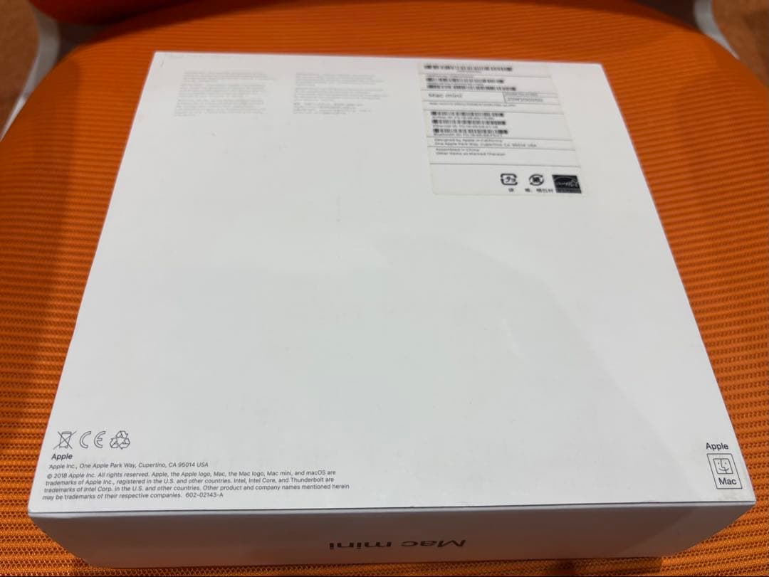 Apple Mac mini（2018）32GB/512GB