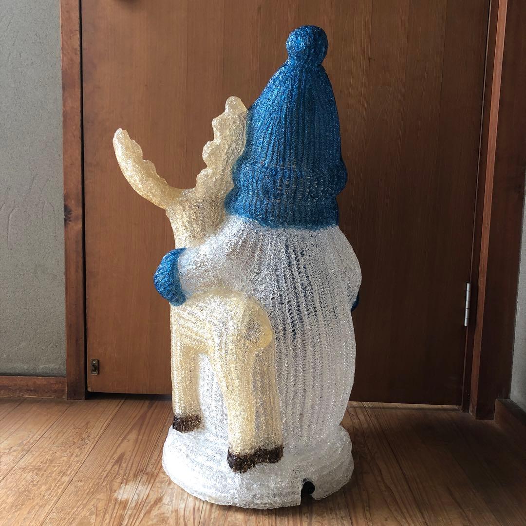 孝四郎☆スノーマンとトナカイのイルミネーション