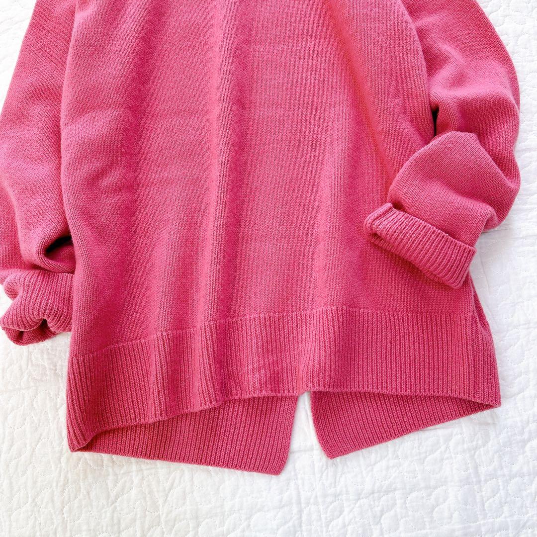 Deuxieme Classe JADEタートルニット ピンク 秋冬 ゆったり