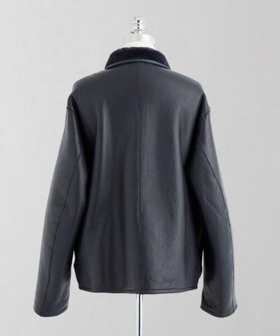 最終値下げ【未使用】値下げLOEFF ムートンレザージャケット　Lサイズ