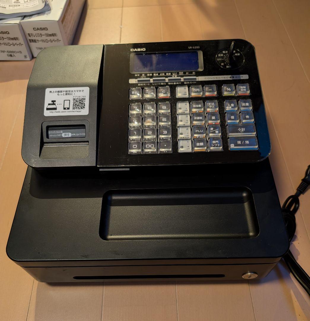 CASIO 電子レジスターSR-S200-BK