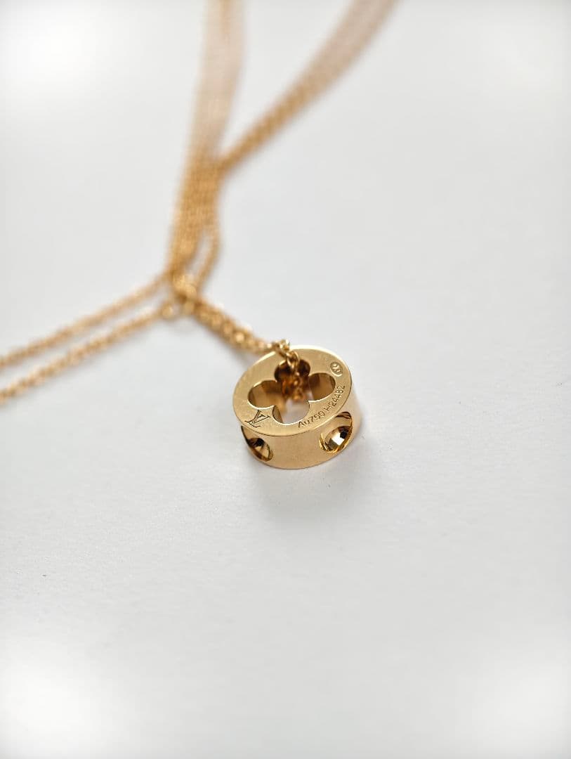 ヴィトン パンダンティフ アンプラント ネックレス 750(YG) 6.7g